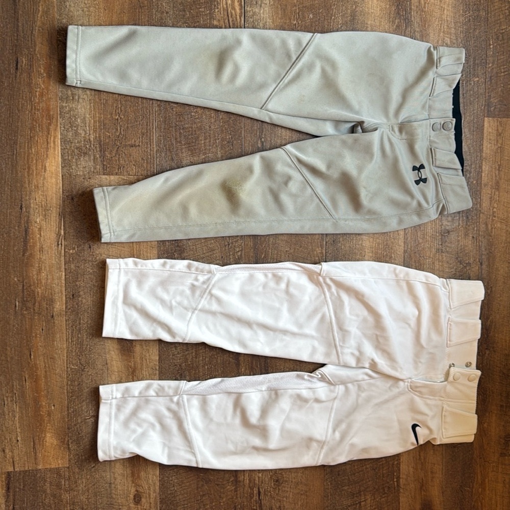 Boys Nike & Under Armor baseball pants
